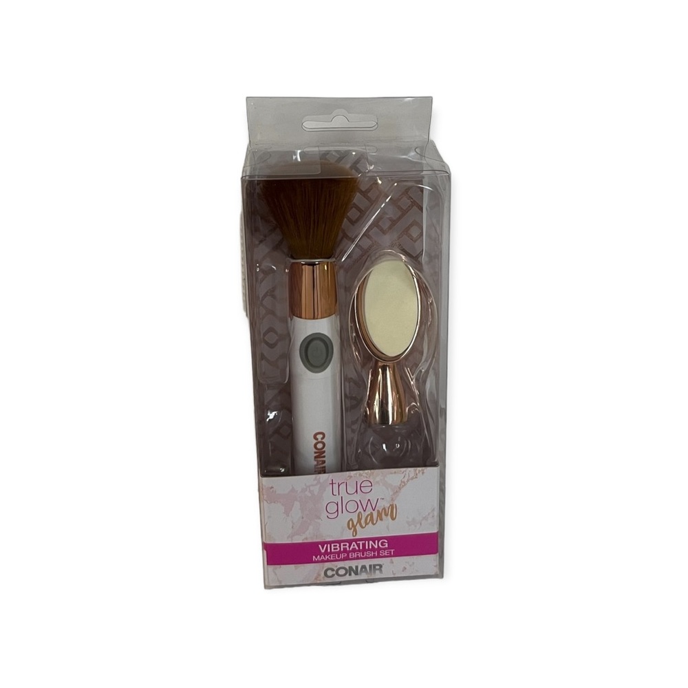 Conair Vibrating Makeup Brush Set True Glow Glam